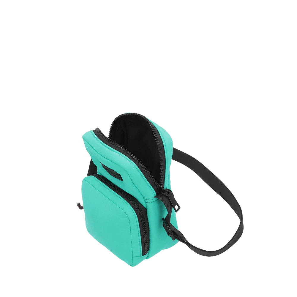 Cartera bandolera Ava verde XS