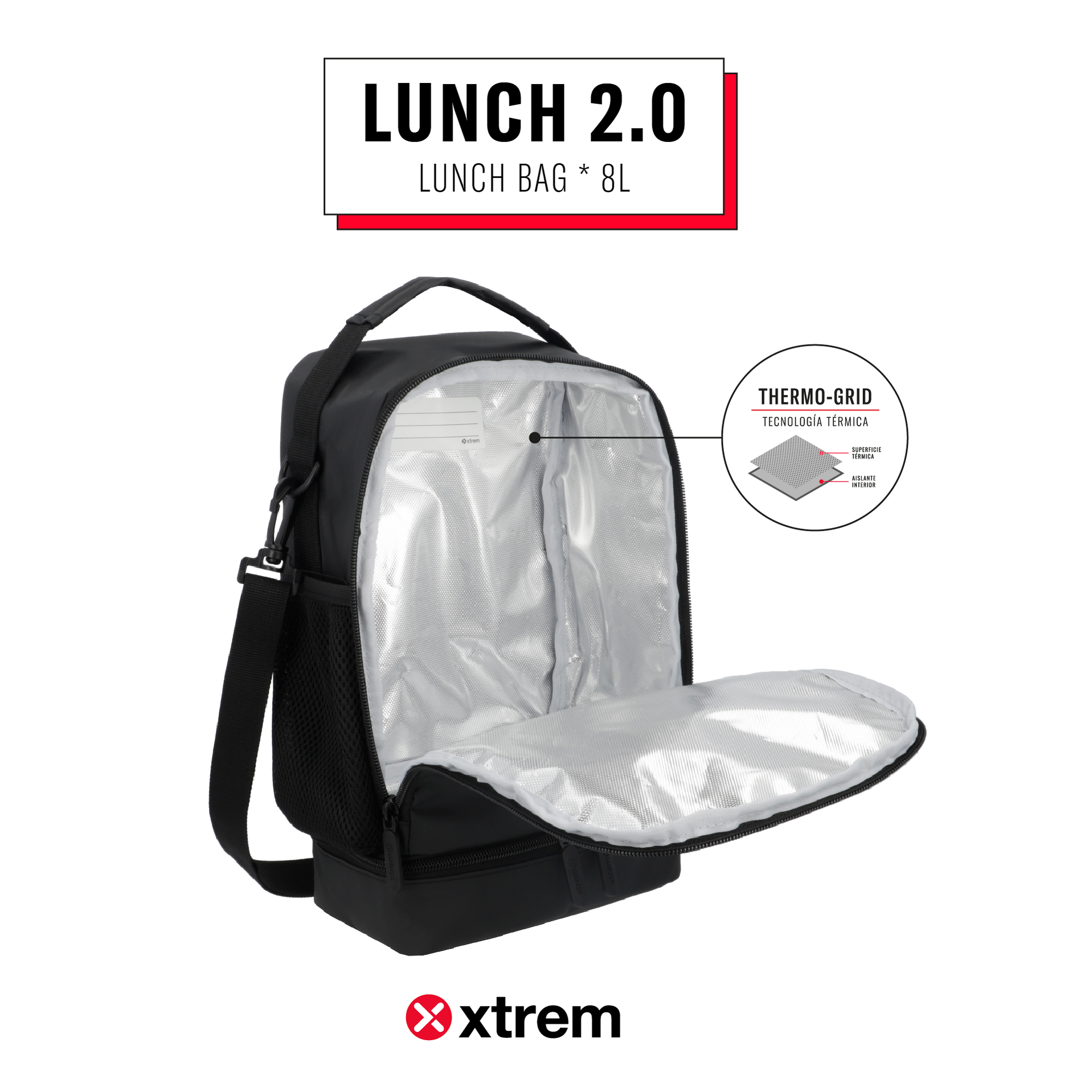 Lonchera LUNCH 2.0 5XT BLACK M