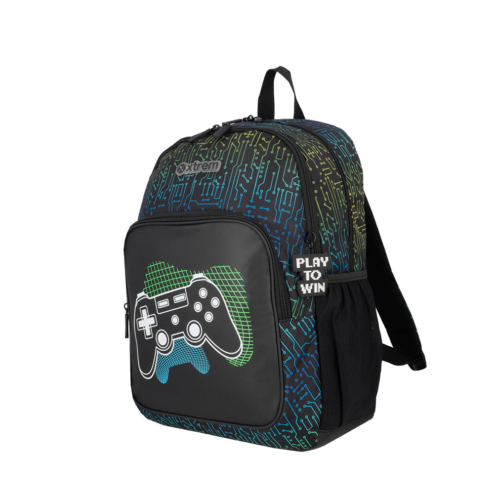 Mochila Hopper negra gamer
