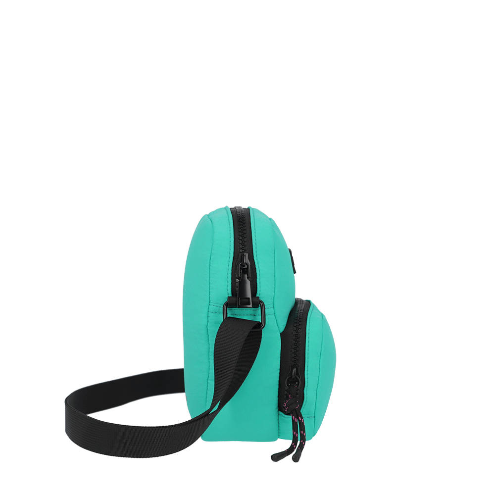 Cartera bandolera Ava verde XS