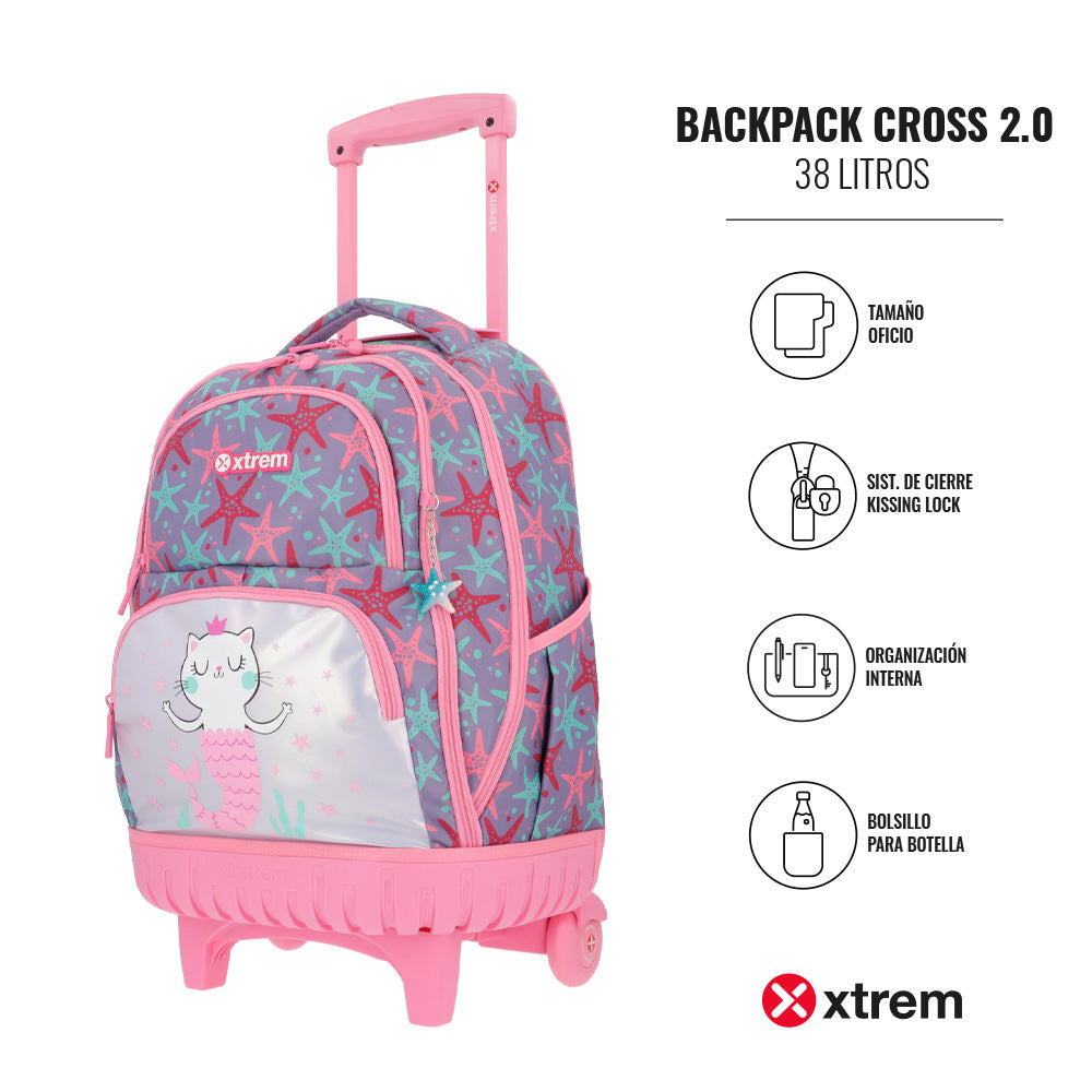 Mochila Cross 2.0 4Xt Lilac Cats L