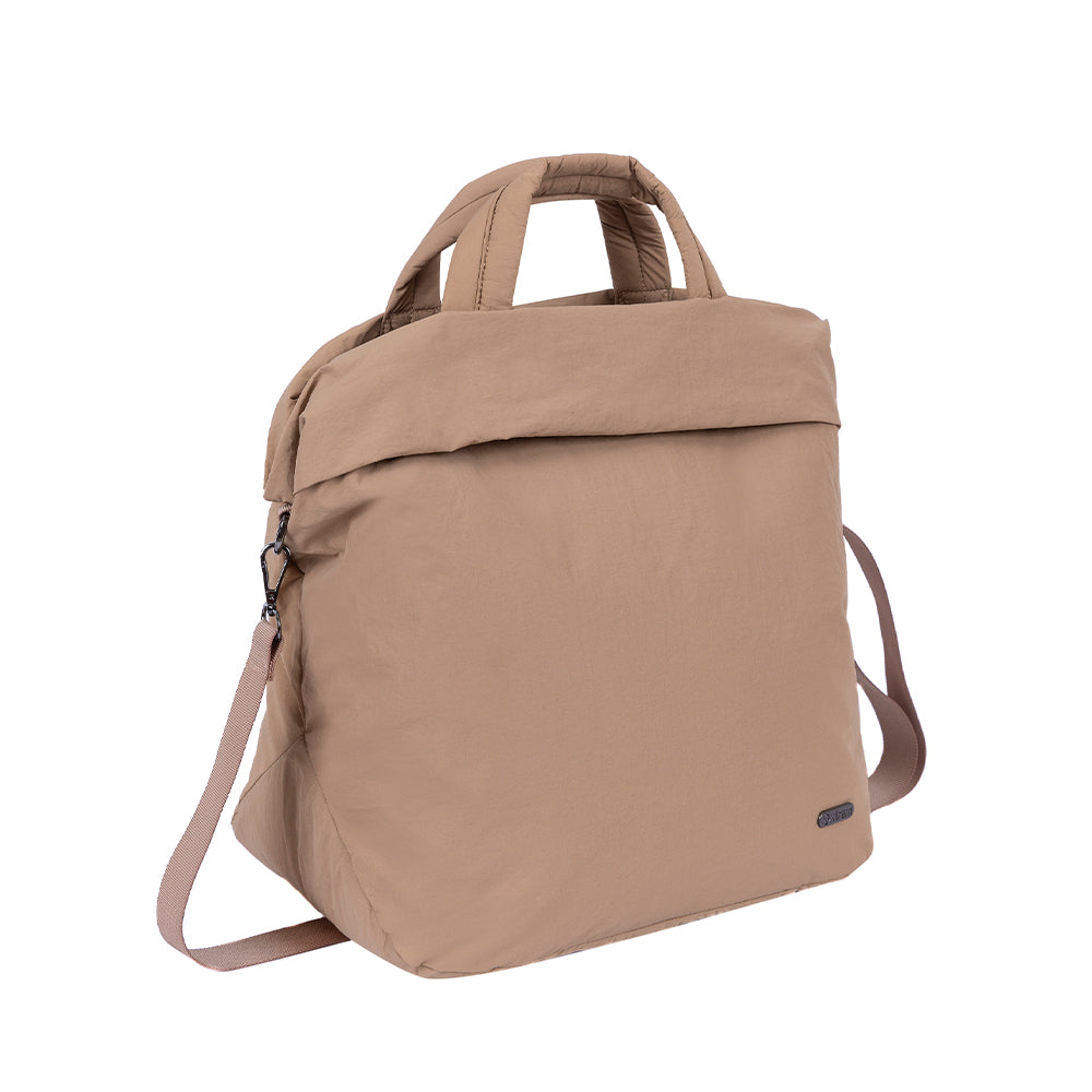 Cartera de hombro Callie beige L