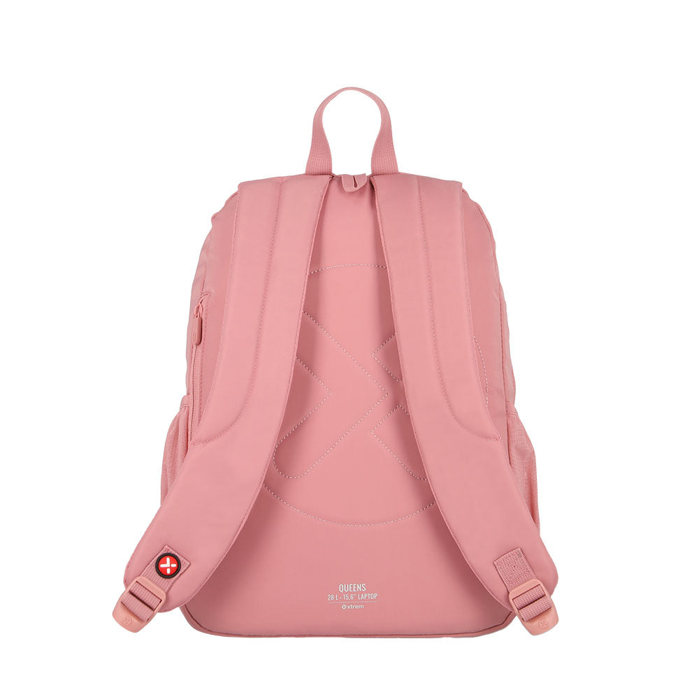 Mochila para notebook mujer Queens 15.6'' rosada