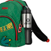 Mochila escolar Power Dino verde