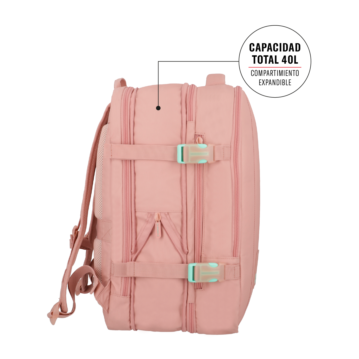 Mochila de viaje DISCOVERY 5XT VINTAGE PINK XL