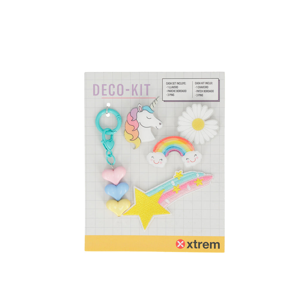 Set personalización DECO-KIT 5XT UNICORN -