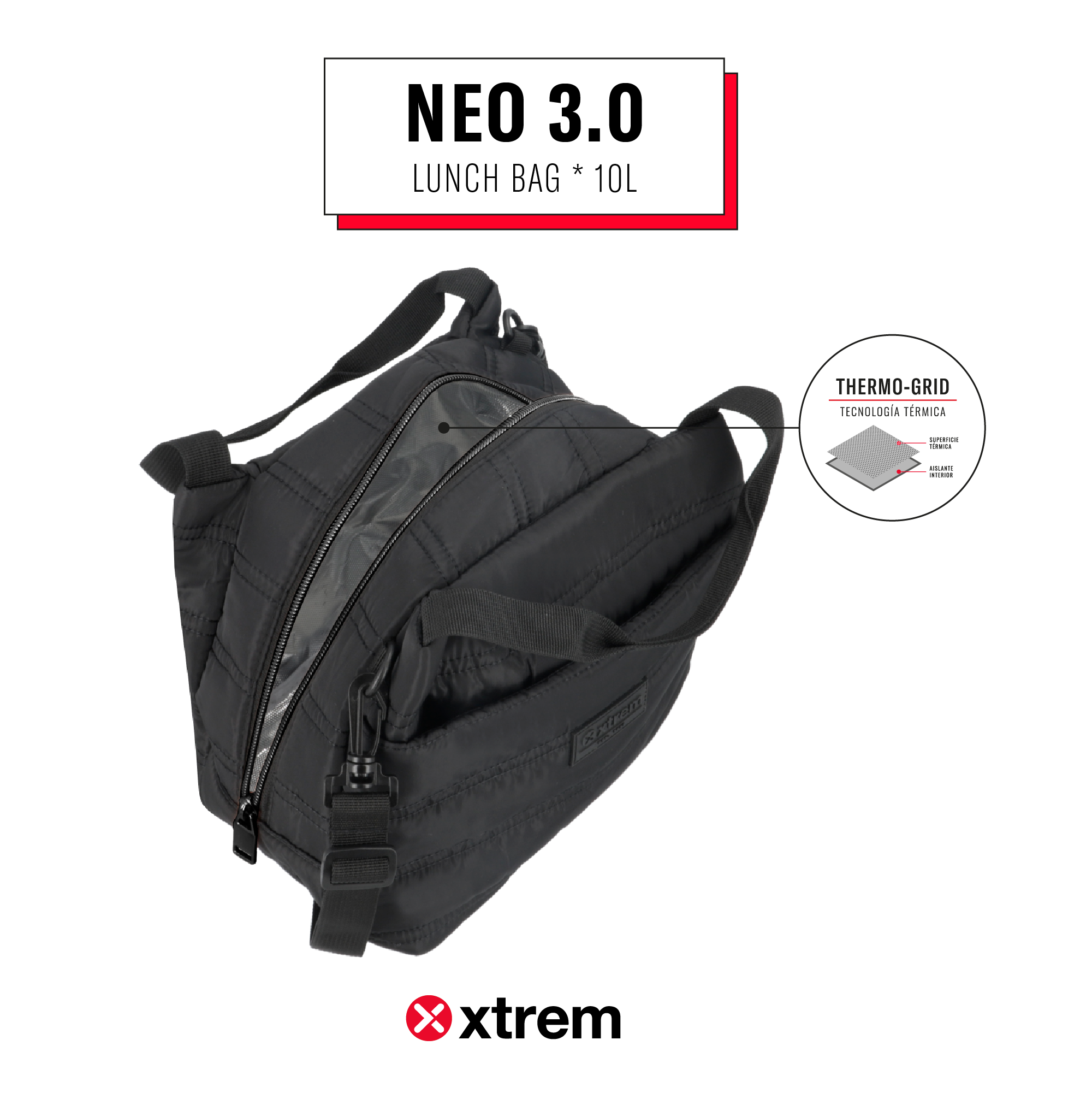 Lonchera NEO 3.0 5XT BLACK M