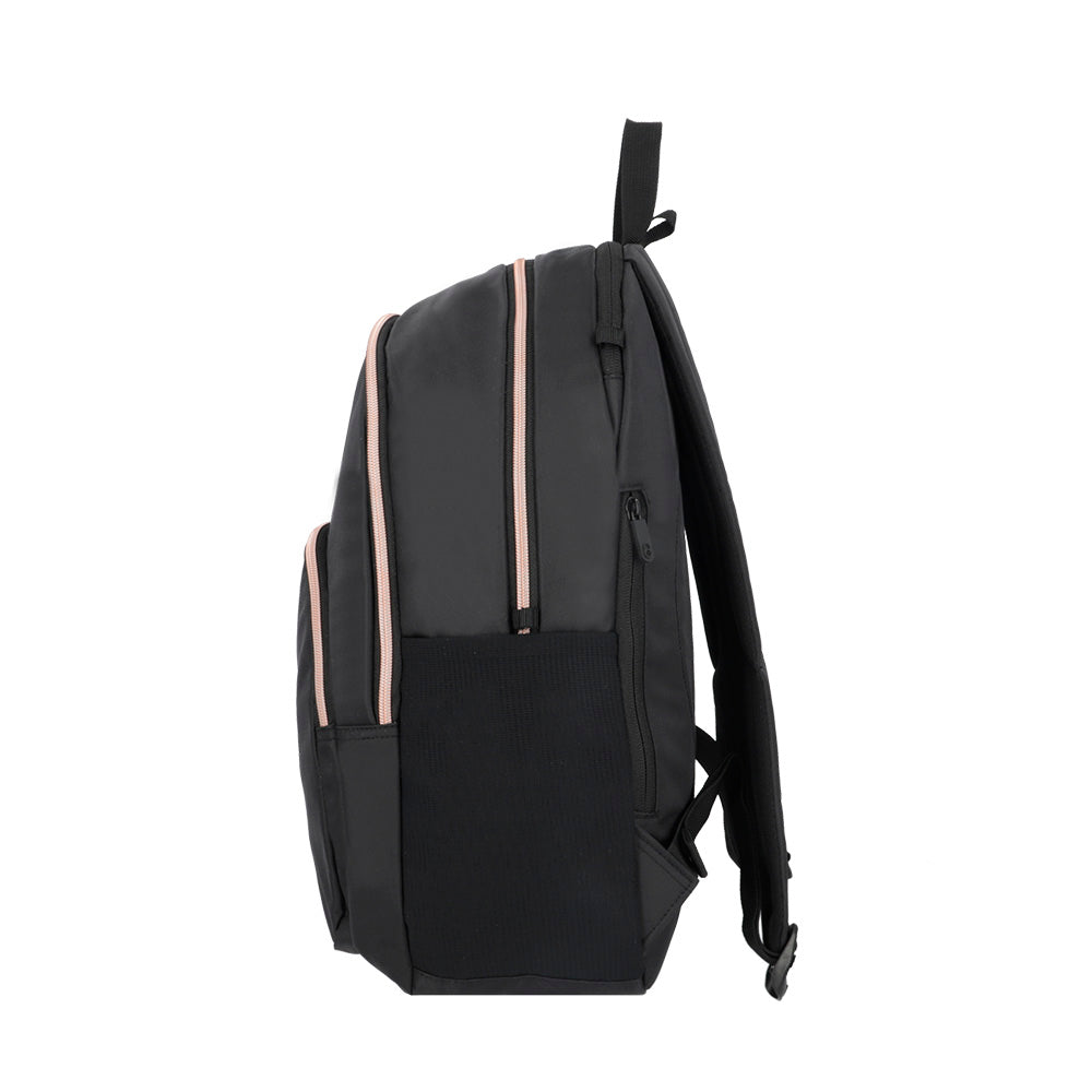 Mochila para notebook 15" Kansas negra/rosada