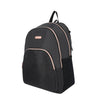 Mochila para notebook 15" Kansas negra/rosada