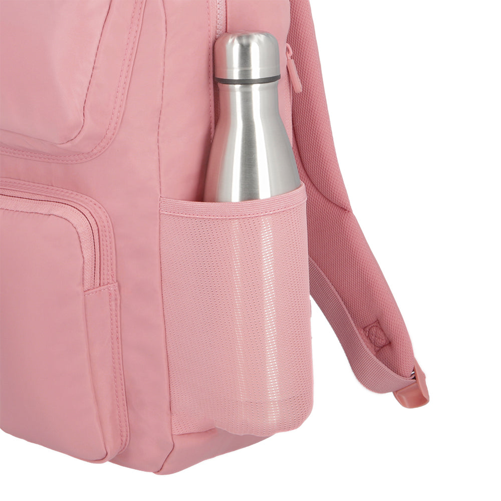 Mochila para notebook mujer Queens 15.6'' rosada