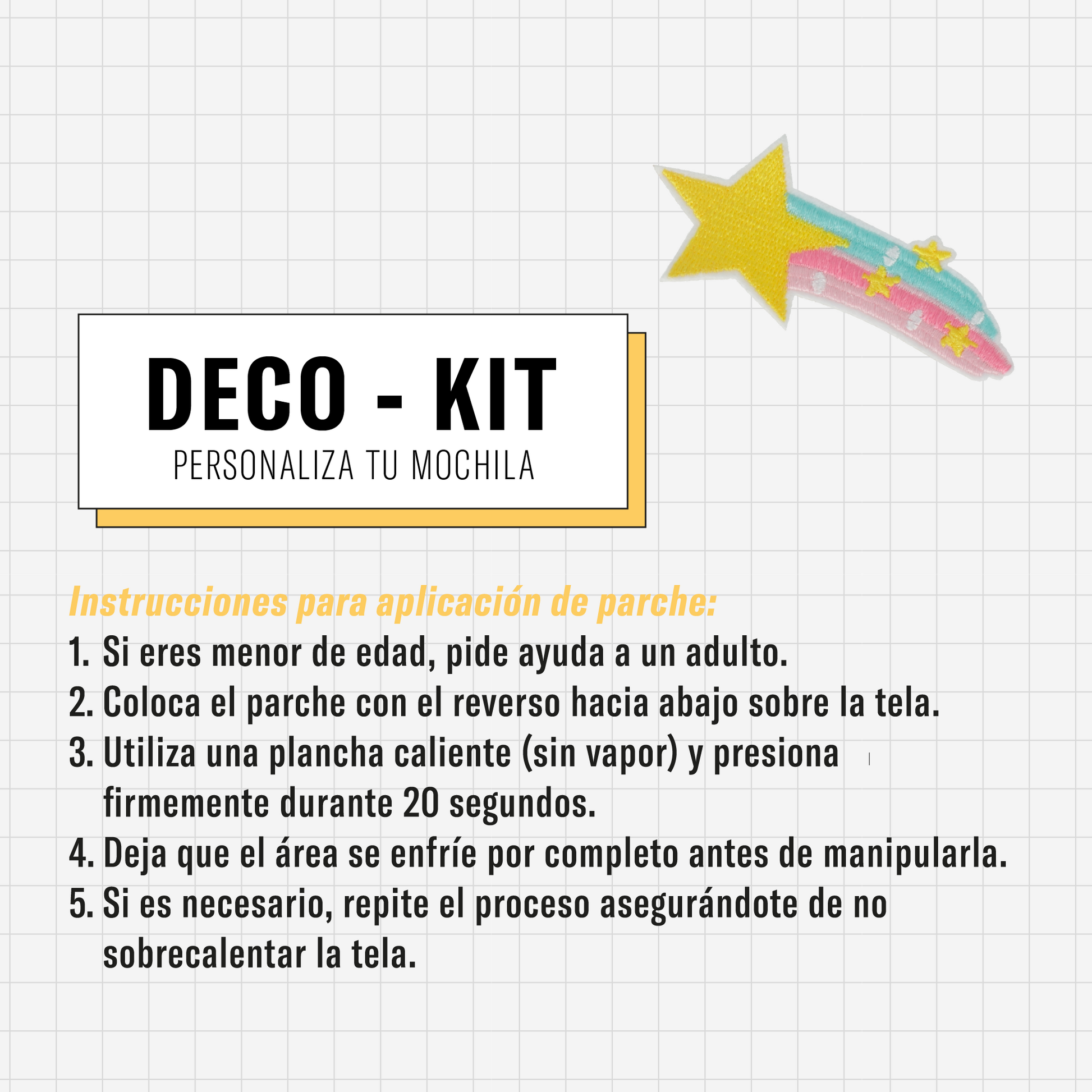 Set personalización DECO-KIT 5XT UNICORN -