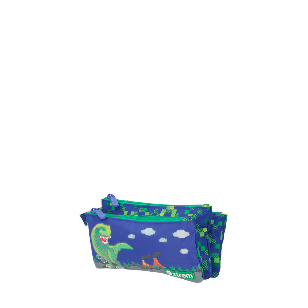 Estuche TRINITY 5XT BLUE DINO M