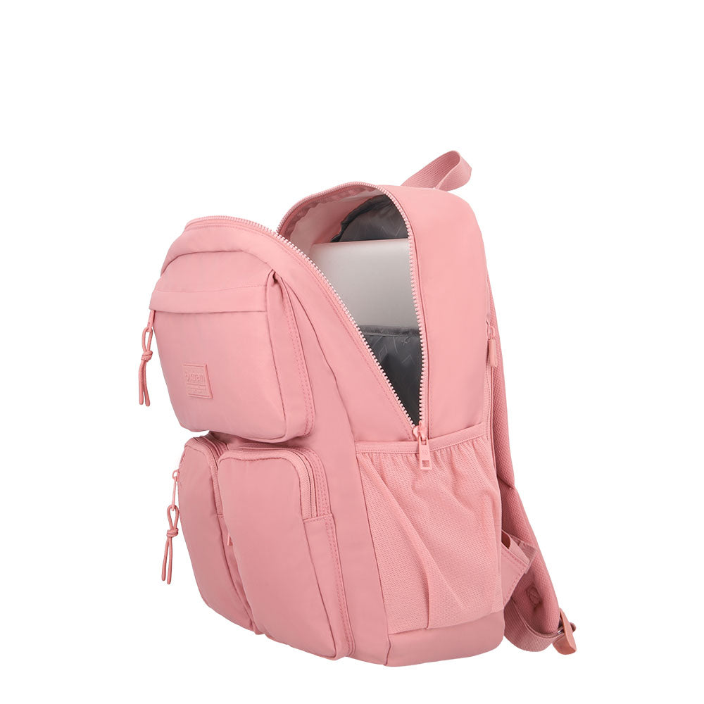 Mochila para notebook mujer Queens 15.6'' rosada