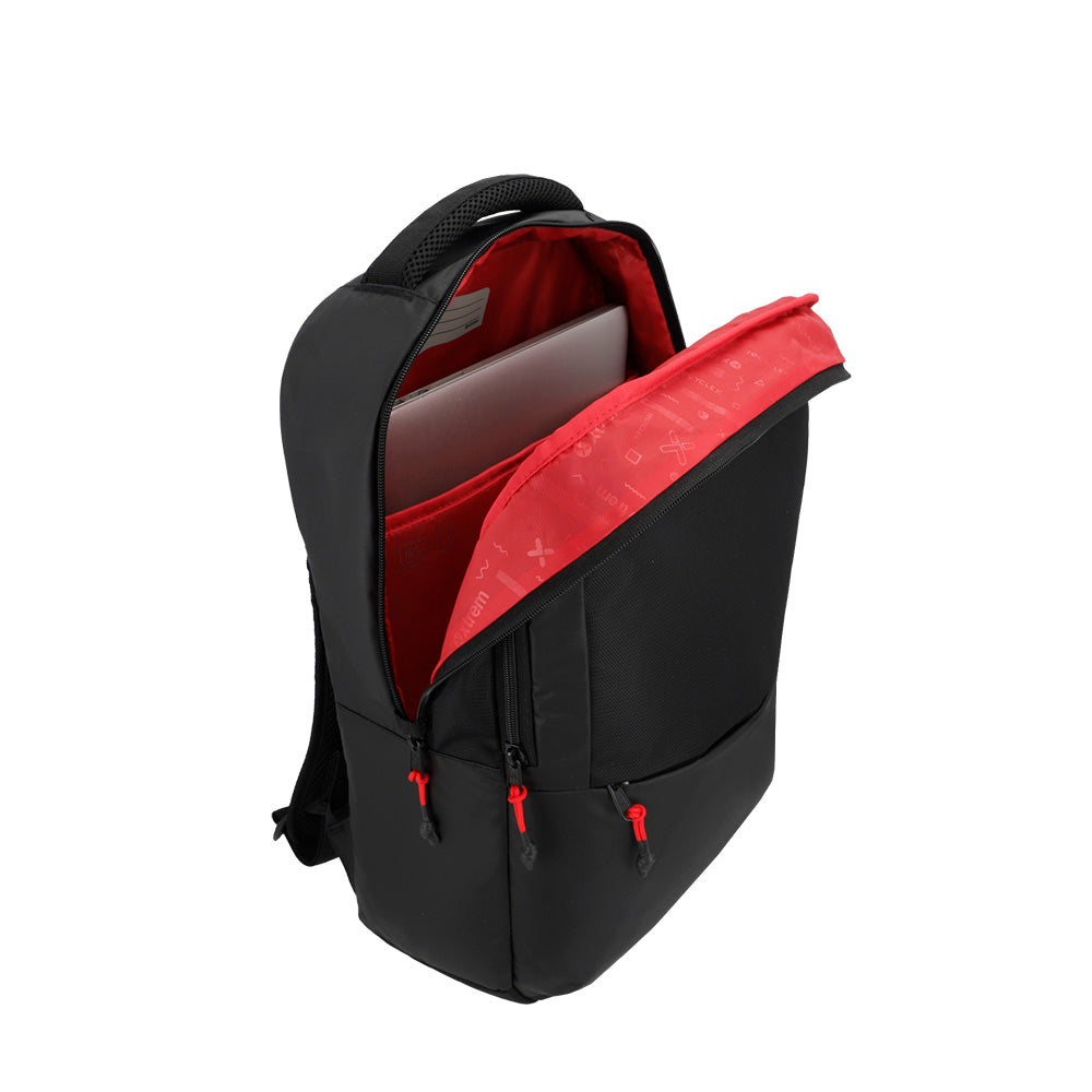 Mochila para notebook 16" Redwood negra/roja