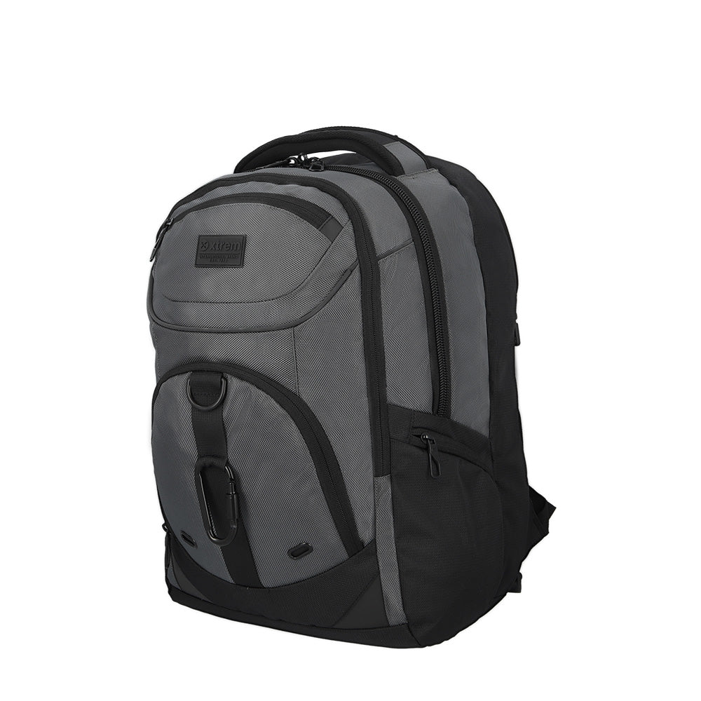 Mochila para notebook hombre West 16'' gris